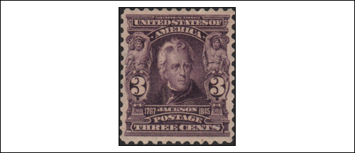 Andrew Jackson Stamp, US 3 cent
