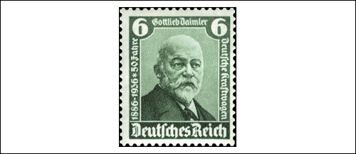 Gottlieb Daimler Stamp