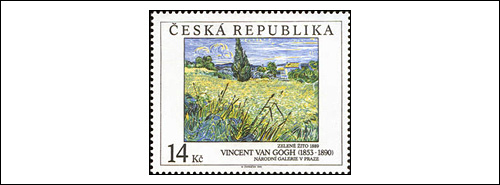 Vincent van Gogh Stamp, Czech Republic