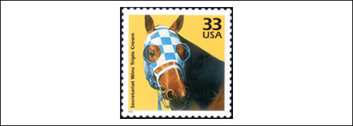 Secreteriat Stamp, US 33 cents