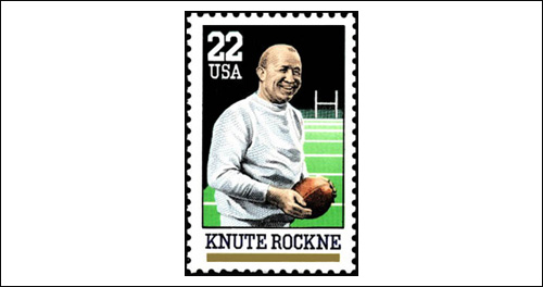 Knute Rockne Stamp