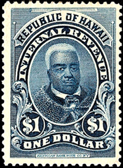 Kamehameha I, One dollar Stamp, King of Hawaii 