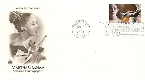 Martha Graham First Day Cover, USA