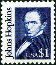 Johns Hopkins Stamp, 1 dollar, USA