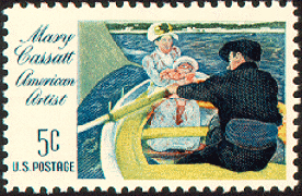 Mary Cassatt Stamp, 5 cents, US Postage