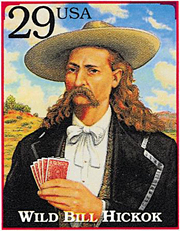 Wild Bill Hickok Stamp, 29 cents, USA