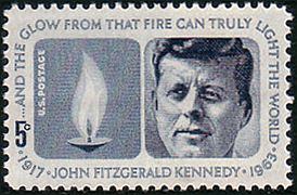 5/29/1917 - John Fitzgerald Kennedy Stamp, 5 cents, USA