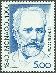 Pyotr Ilyich Tchaikovsky Stamp, Monaco