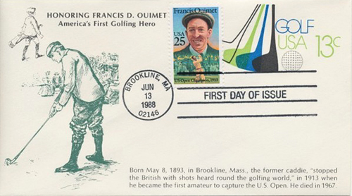 Francis Quimet First Day Cover